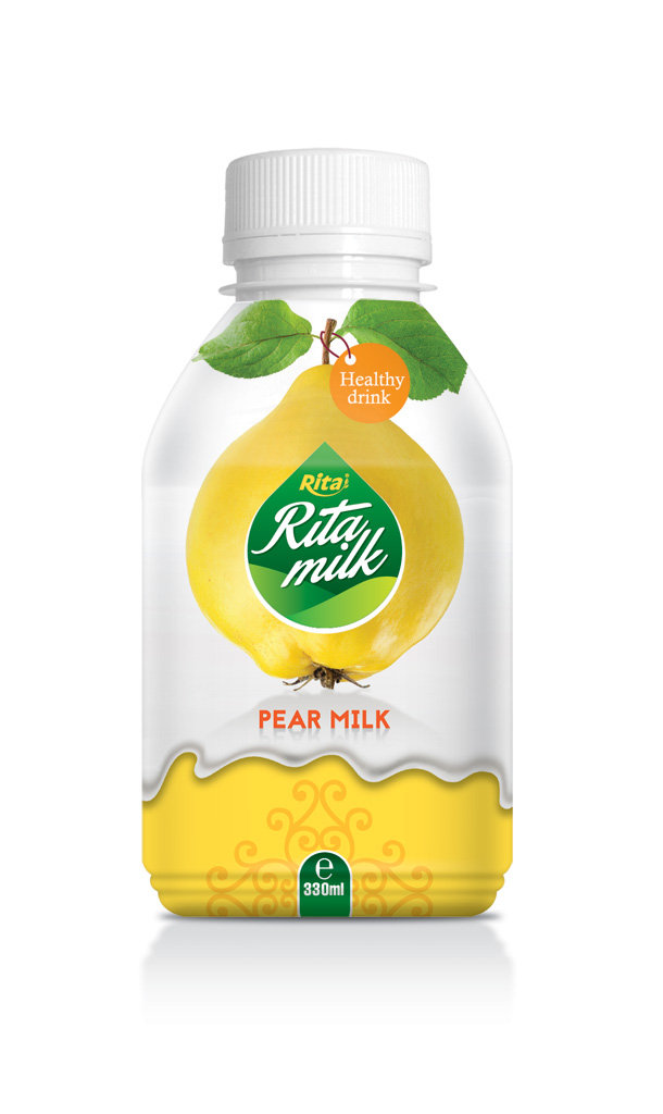 330ml PP بطری گلابی شیر